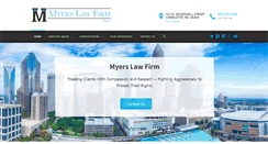 Desktop Screenshot of myerslegal.com